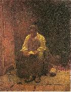 Jonathan Eastman Johnson The Lord is my Shepard France oil painting artist